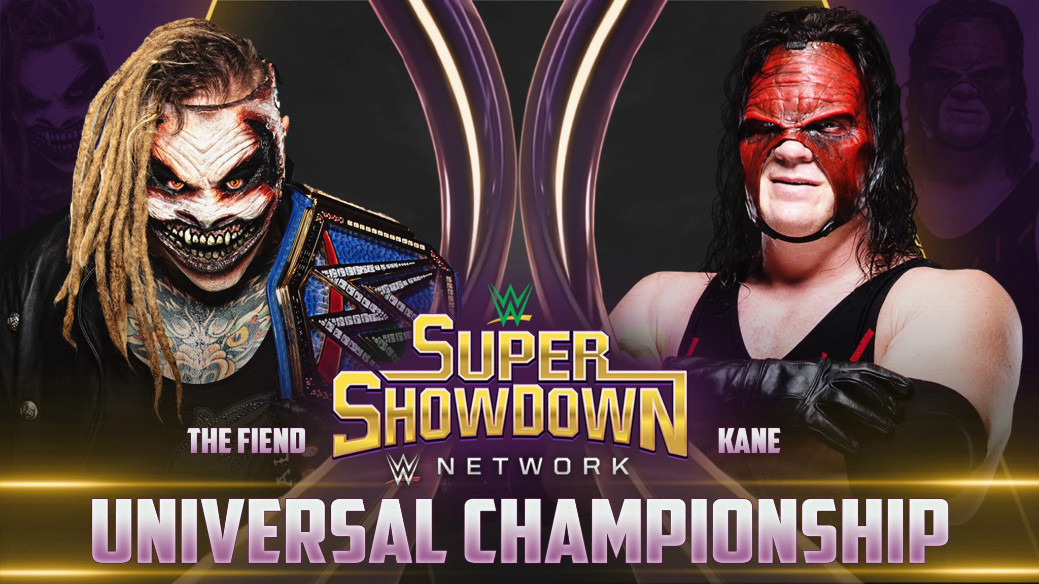 The Fiend vs Kane - Universal Championship Match (WWE Super ShowDown 2020)