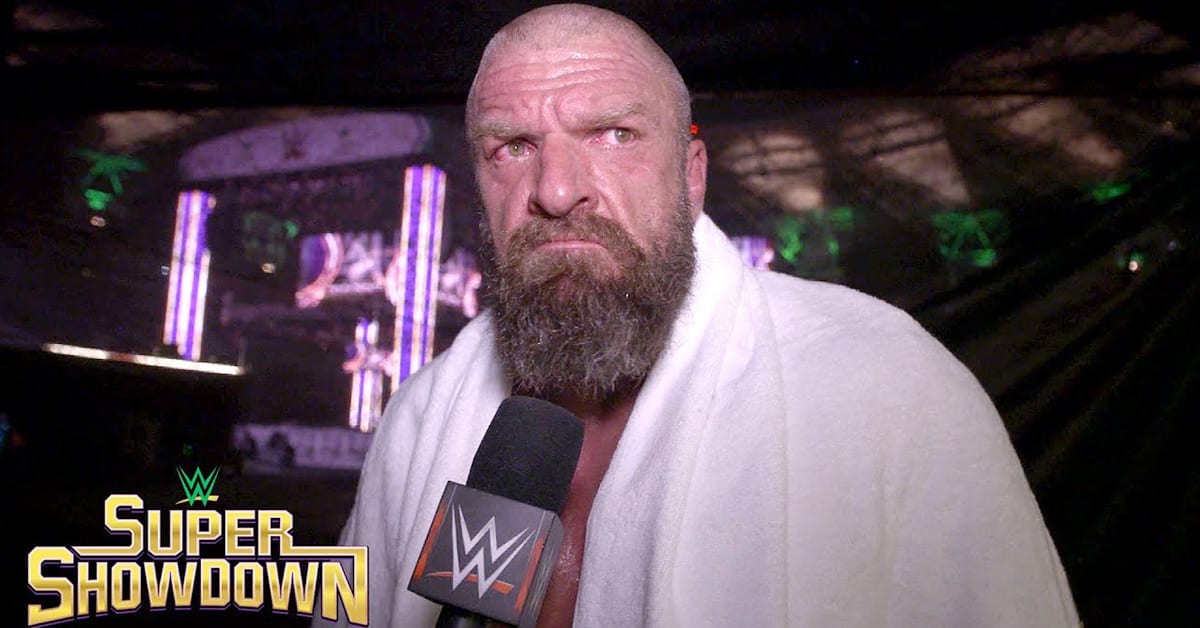 Triple H Emotional Angry WWE Super ShowDown 2019 Saudi Arabia