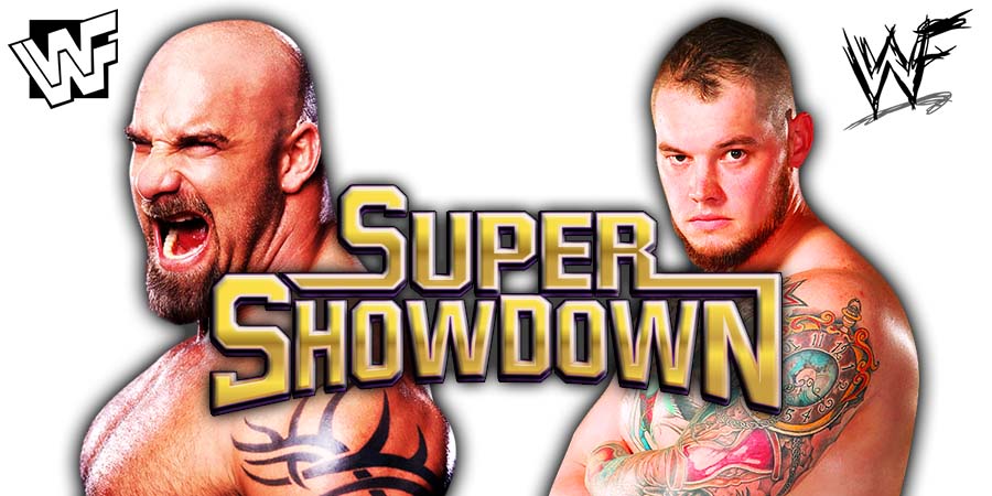 Bill Goldberg vs King Baron Corbin - WWE Super ShowDown 2020