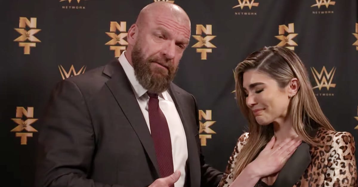 Cathy Kelley Gets Emotional During Her Final WWE Appearance After NXT TakeOver Portland