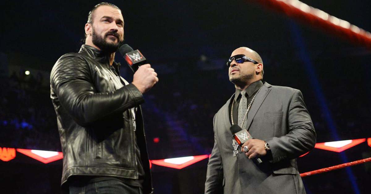 Drew McIntyre MVP WWE RAW 2020 VIP Lounge