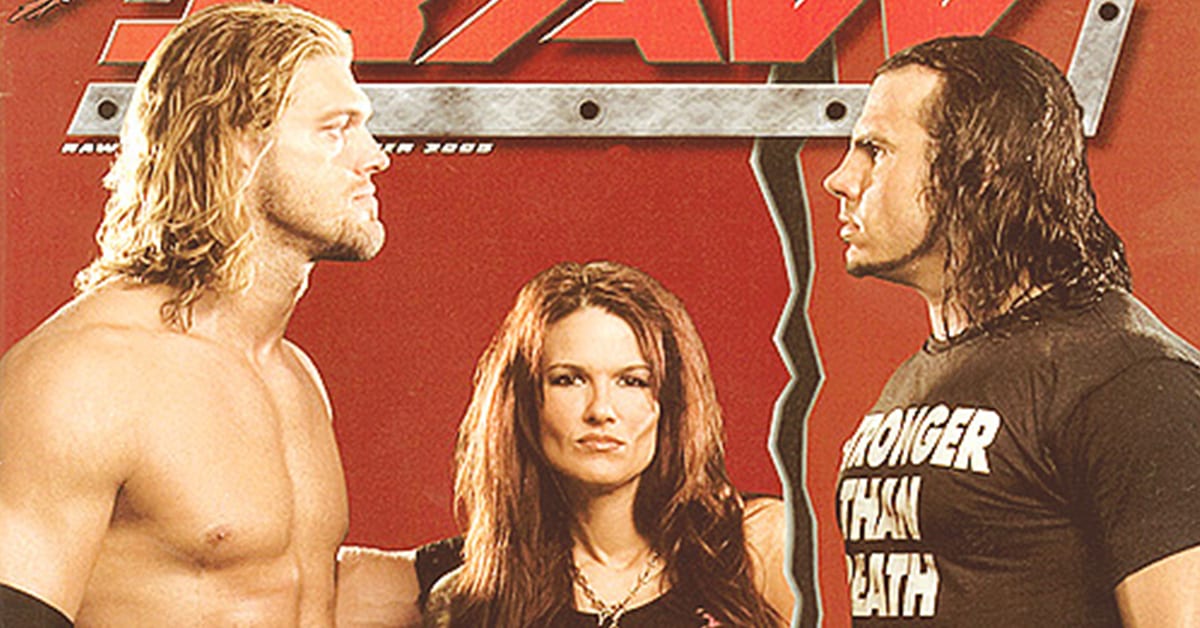 Edge Lita Matt Hardy RAW Magazine 2005
