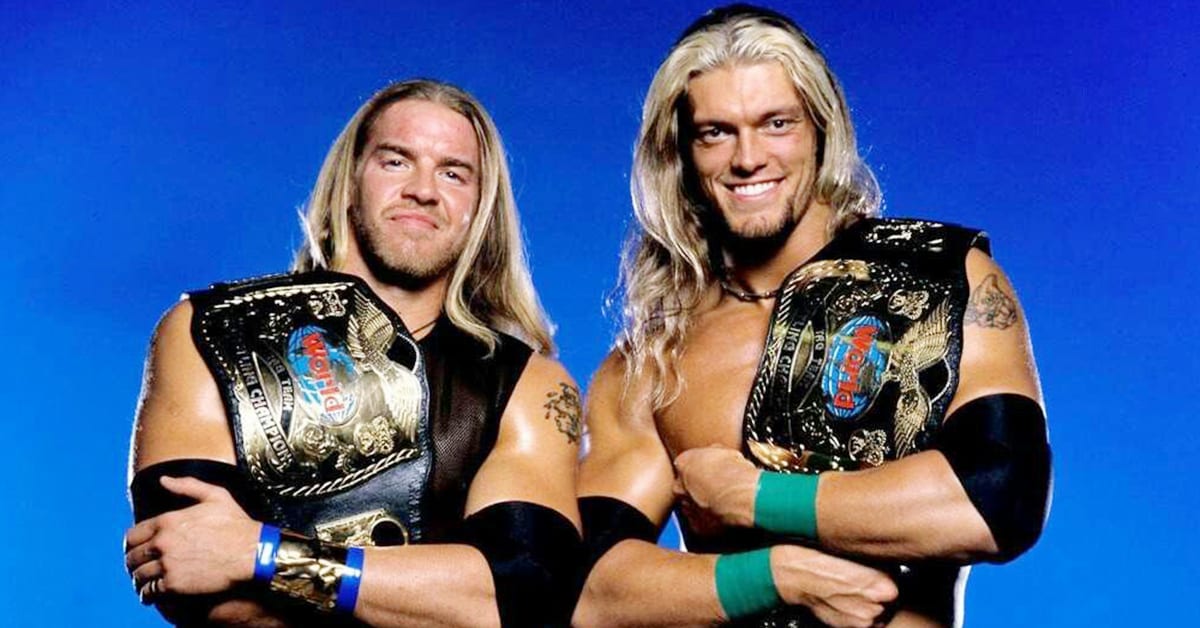 Edge and Christian WWF World Tag Team Champions