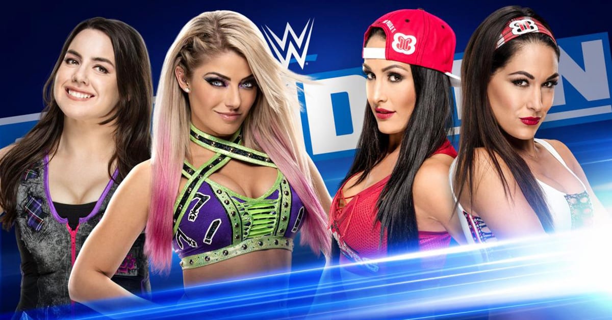 Nikki Cross Alexa Bliss Nikki Bella Brie Bella Bella Twins Moment Of Bliss WWE SmackDown February 2020