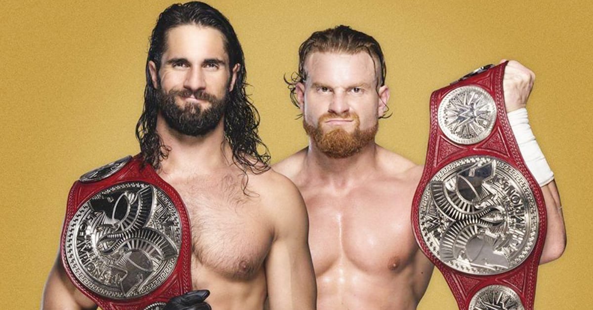 Seth Rollins Buddy Murphy WWE RAW Tag Team Champions