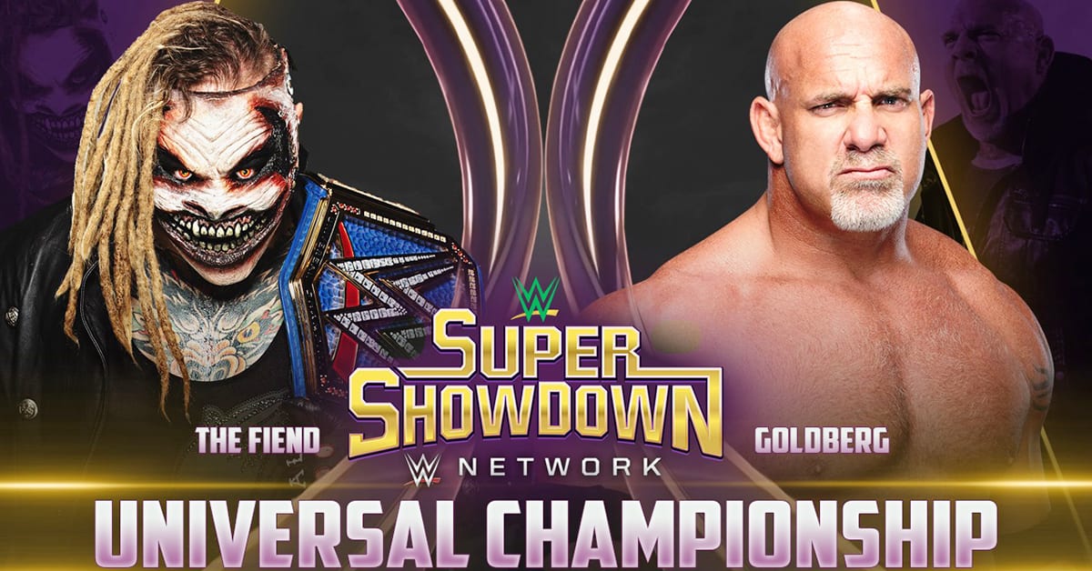 The Fiend Bray Wyatt vs Goldberg - WWE Super ShowDown 2020