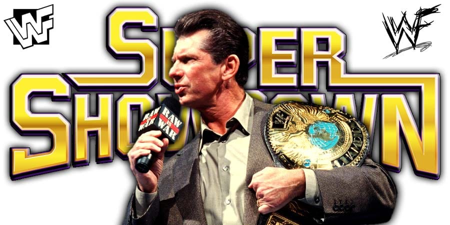 Vince McMahon WWE Super ShowDown 2020