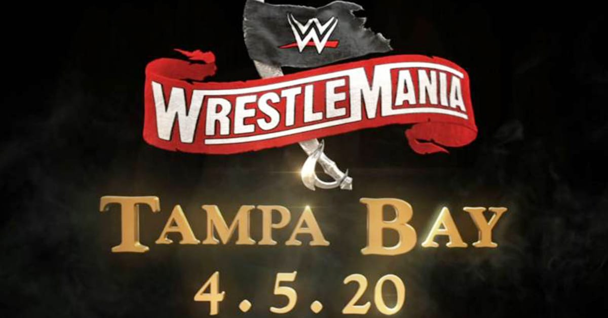 Captain Fear of NFL Tampa Bay Buccaneers at WWE WrestleMania 36