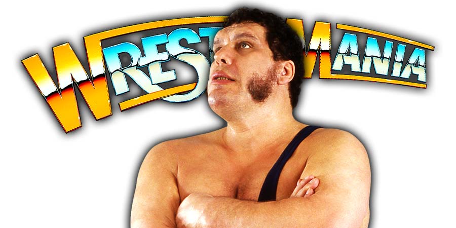 André The Giant WrestleMania