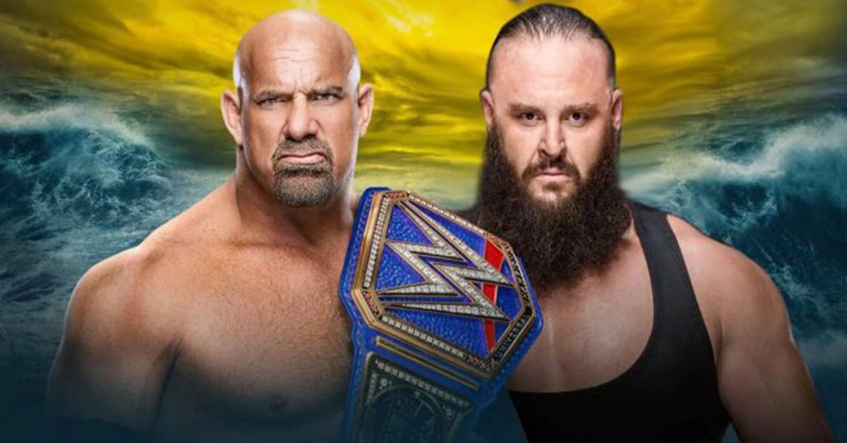 Goldberg vs Braun Strowman - Universal Championship Match WrestleMania 36