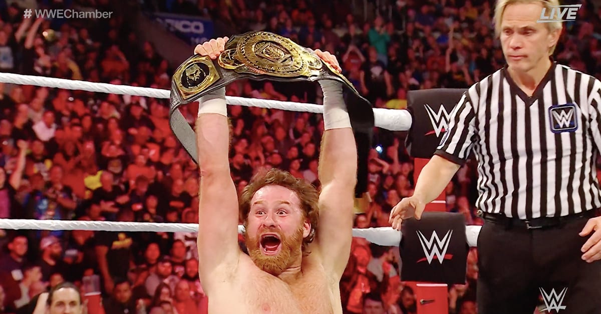 Sami Zayn Wins Intercontinental Championship At Elimination Chamber 2020