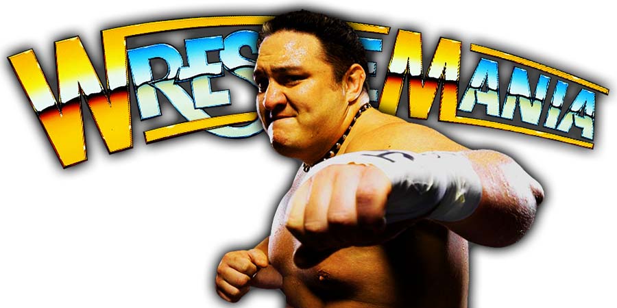 Samoa Joe Missing WrestleMania 36
