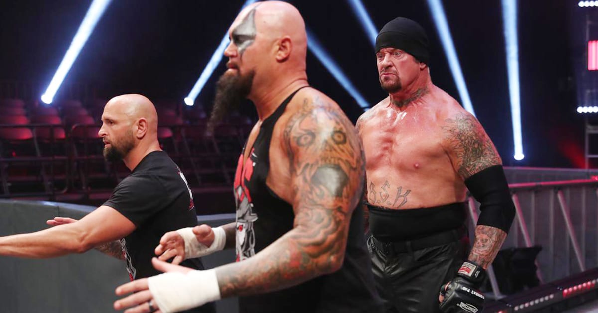 The Undertaker American Badass Look WWE RAW March 2020 The OC Luke Gallows Karl Anderson