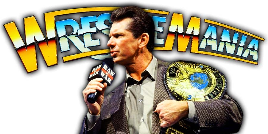 Vince McMahon WrestleMania 36
