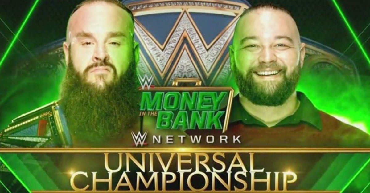 Braun Strowman vs Bray Wyatt - WWE Money In The Bank 2020 (Universal Championship Match Graphic)