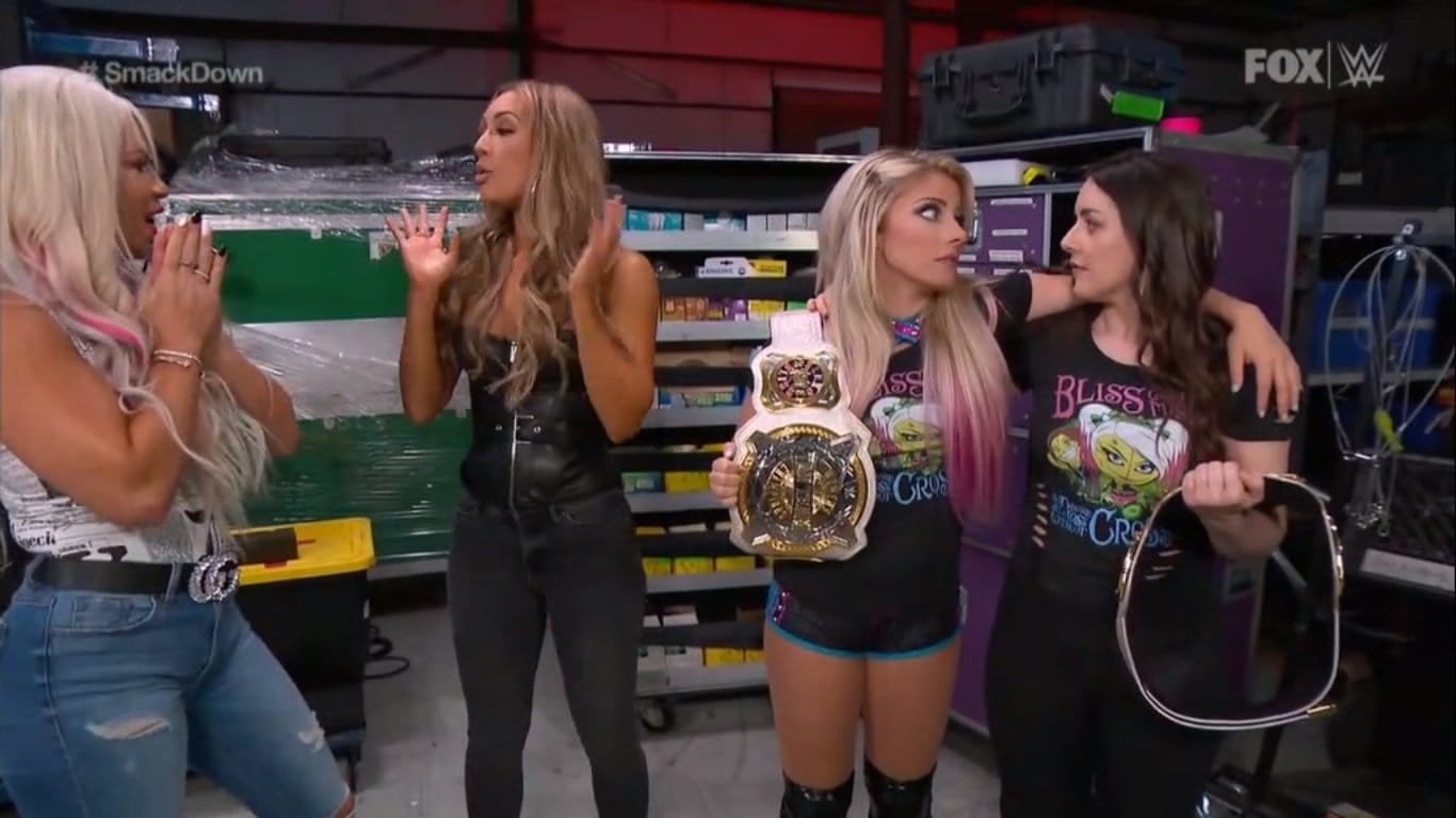 Dana Brooke Carmella Alexa Bliss Nikki Cross WWE Women's Tag Team Championship