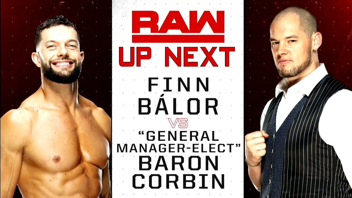 Finn Balor vs Baron Corbin - WWE RAW