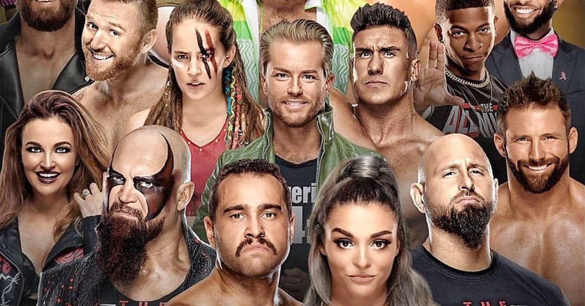 Released WWE Wrestlers Graphic April 2020