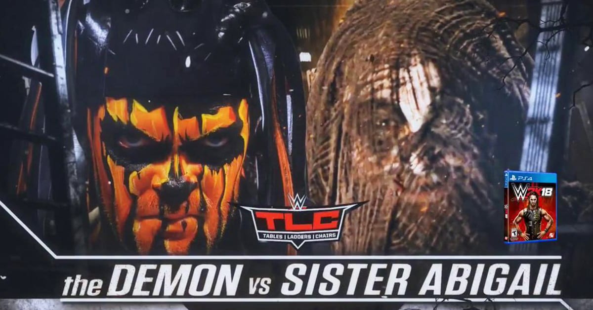 The Demon King Finn Balor vs Sister Abigail Bray Wyatt - WWE TLC 2017