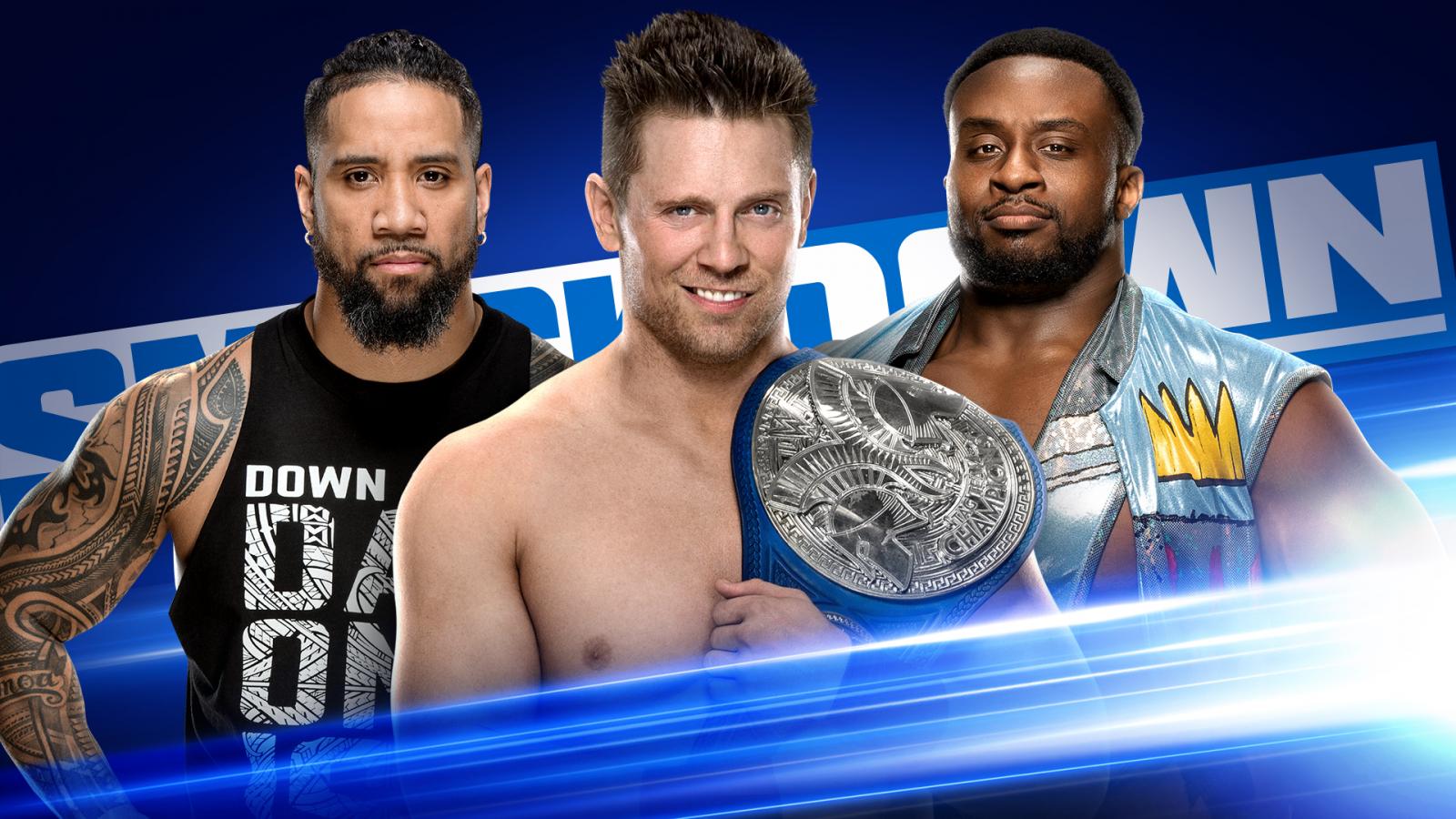 The Miz vs. Jey Uso vs. Big E - WWE SmackDown (SmackDown Tag Team Championship Match)