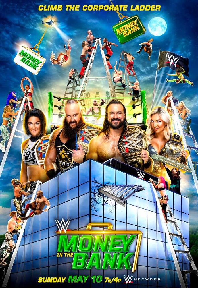 WWE Climb The Corporate Ladder Money In The Bank 2020 Poster