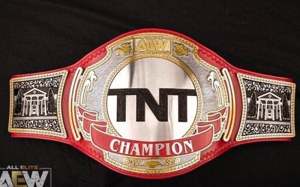 AEW TNT Championship Title Belt Completed Version