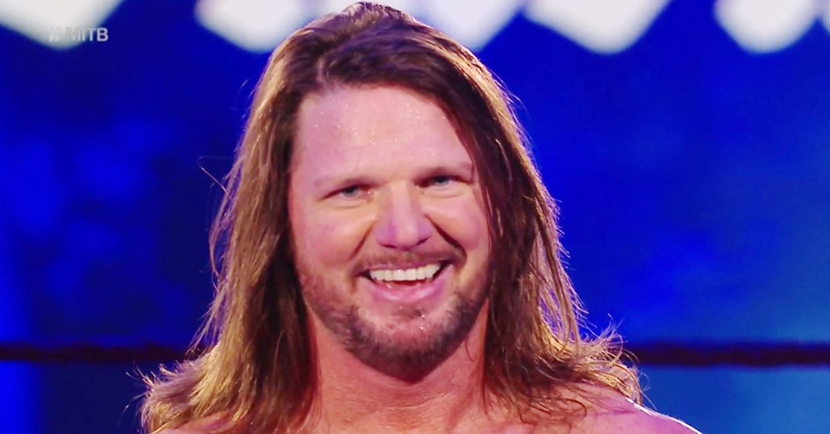 AJ Styles Smiling Laughing