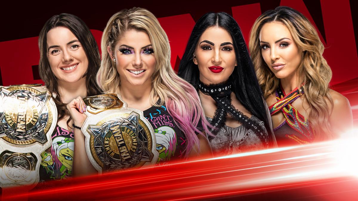 Alexa Bliss Nikki Cross vs The IIconics Billie Kay Peyton Royce - WWE Women's Tag Team Championship Match (RAW May 2020)