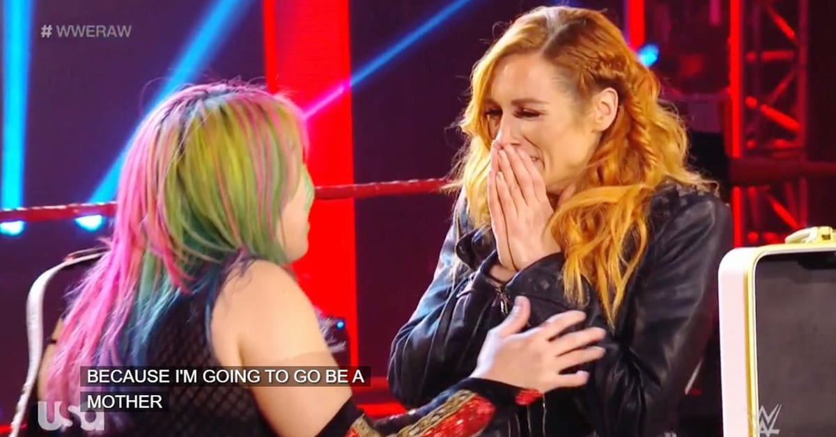 Becky Lynch announces pregnancy on RAW, Asuka is the RAW Women's Champion