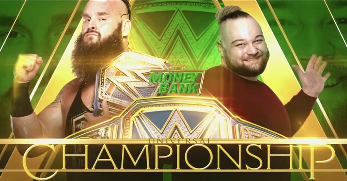 Braun Strowman vs Bray Wyatt - New Universal Championship Match Graphic For WWE Money In The Bank 2020