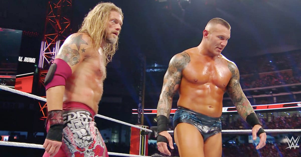 Edge Eliminates Randy Orton From Royal Rumble 2020