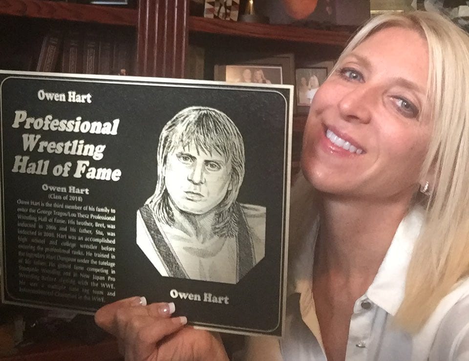 Martha Hart Owen Hart Professional Wrestling Hall Of Fame