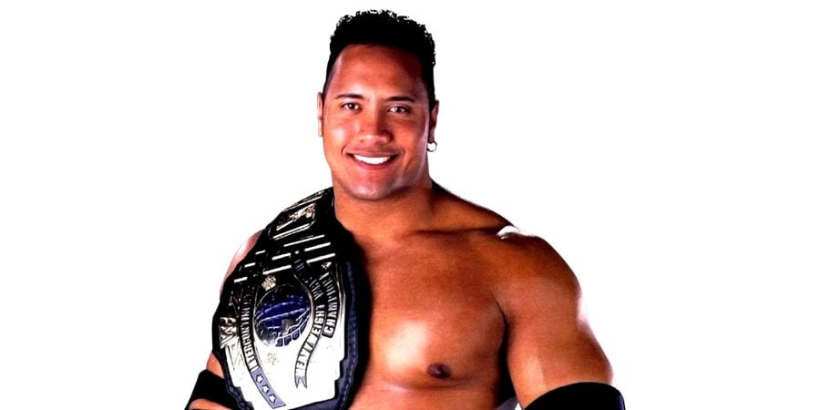 The Rock WWF Intercontinental Champion Article Pic