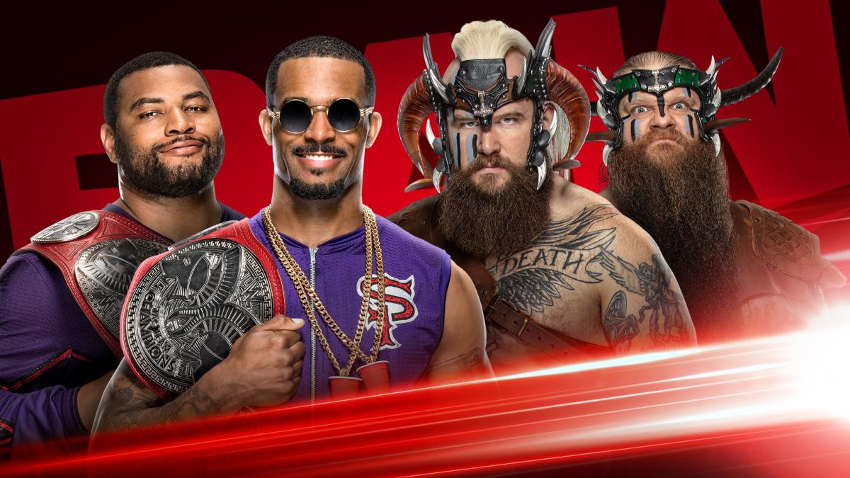 The Street Profits vs The Viking Raiders - WWE RAW