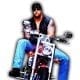 The Undertaker American Badass Biker Gimmick WWF Article Pic