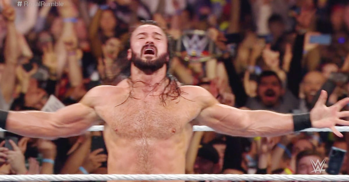 WWE Fans Cheer As Drew McIntyre Wins Men's Royal Rumble 2020 Match