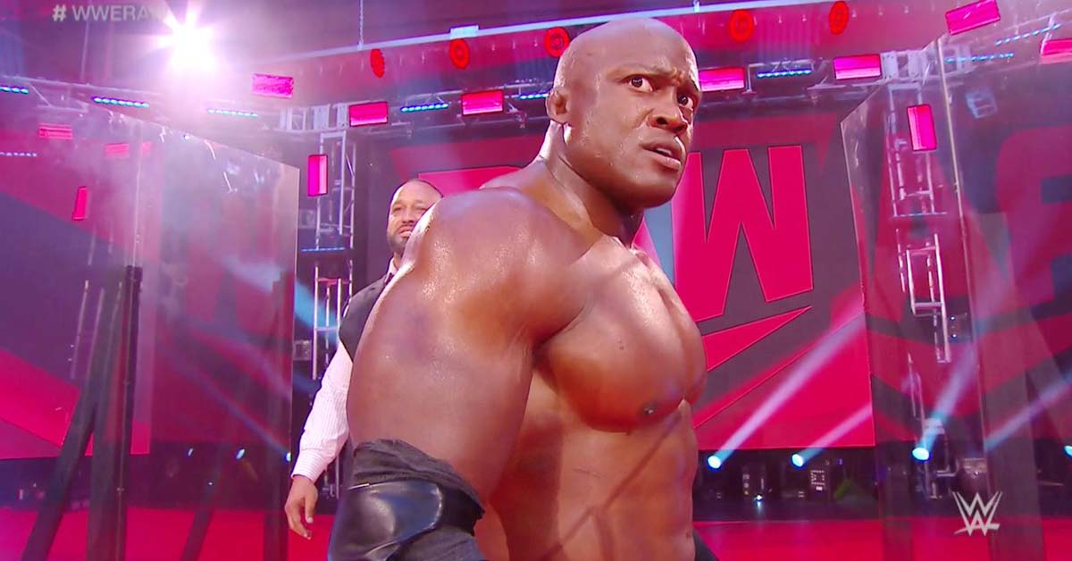 Bobby Lashley Angry WWE RAW