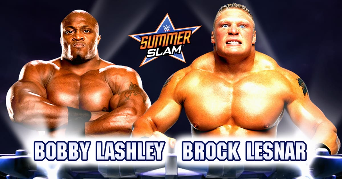 Bobby Lashley vs Brock Lesnar WWE SummerSlam 2020