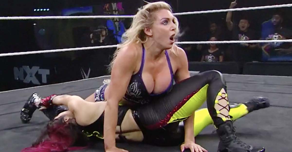 Charlotte Flair Suffers Nip-Slip At NXT.