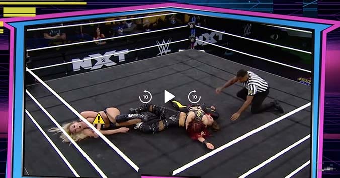 Charlotte Flair Suffers Nip-Slip Boobs NXT TakeOver- In Your House