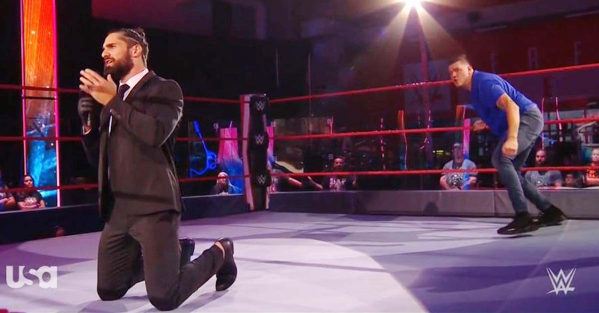 Dominik Mysterio Attacks Seth Rollins