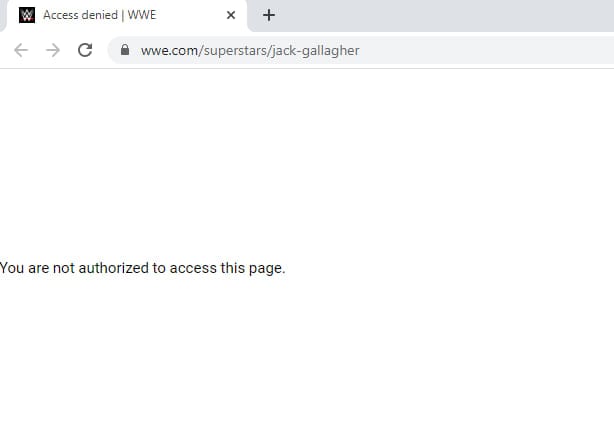 Jack Gallagher's Profile Deleted From WWE's Website