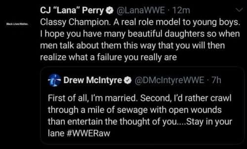 Lana Takes A Shot At Drew McIntyre