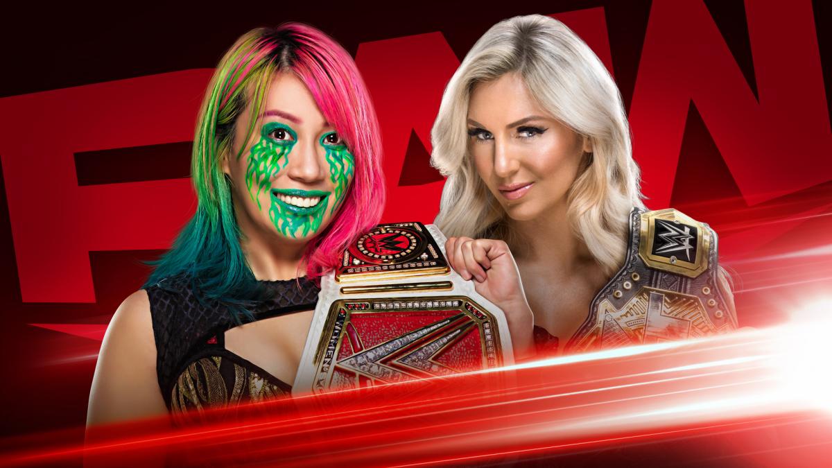 RAW Women's Champion Asuka vs NXT Women's Champion Charlotte Flair