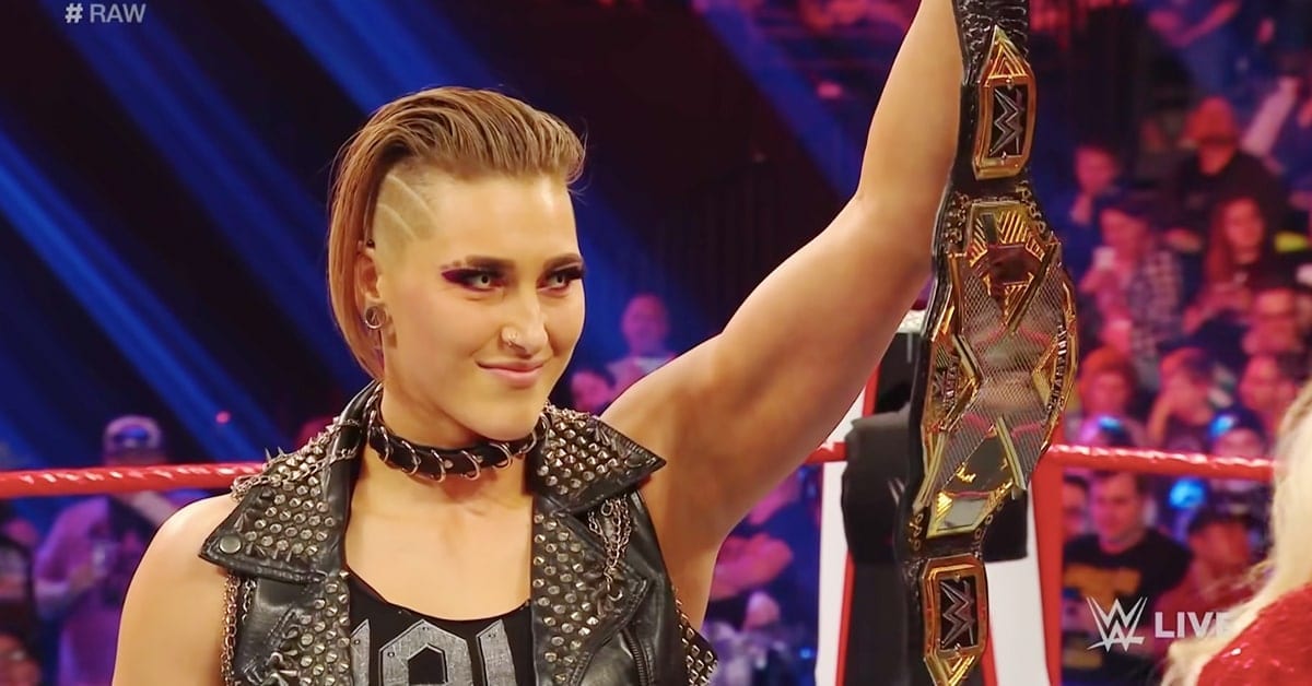 Rhea Ripley NXT Women's Champion WWE RAW 2020