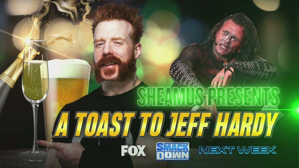 Sheamus Presents A Toast To Jeff Hardy WWE SmackDown