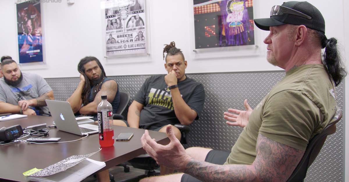 The Undertaker Teaching Training NXT Wrestlers At The WWE Performance Center