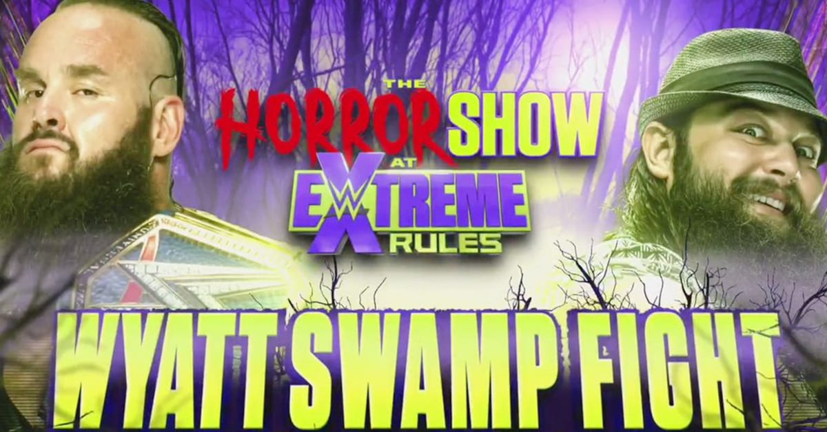 Braun Strowman vs Bray Wyatt - Wyatt Swamp Fight Graphic (Extreme Rules 2020 The Horror Show)