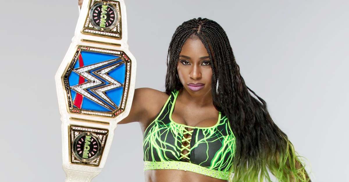 Naomi WWE SmackDown Women's Champion Photoshoot