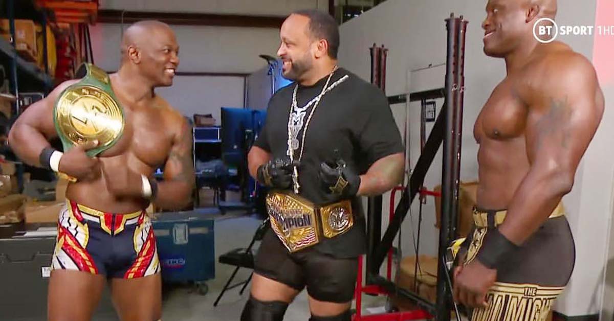 Shelton Benjamin Wins WWE 24 7 Championship On RAW MVP Bobby Lashley Hurt Business